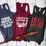 Tank Top - Baseball No Crying