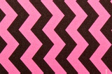 Chevron Black & Hot Pink