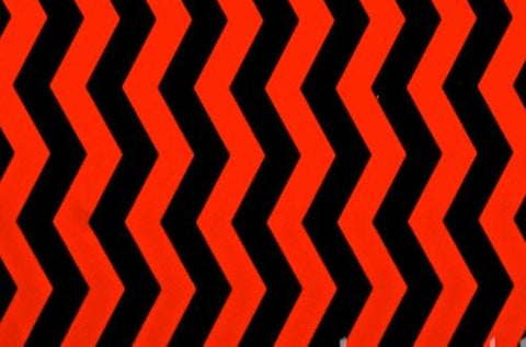 Chevron Black & Hot Pink