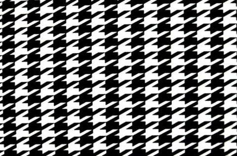Houndstooth Black